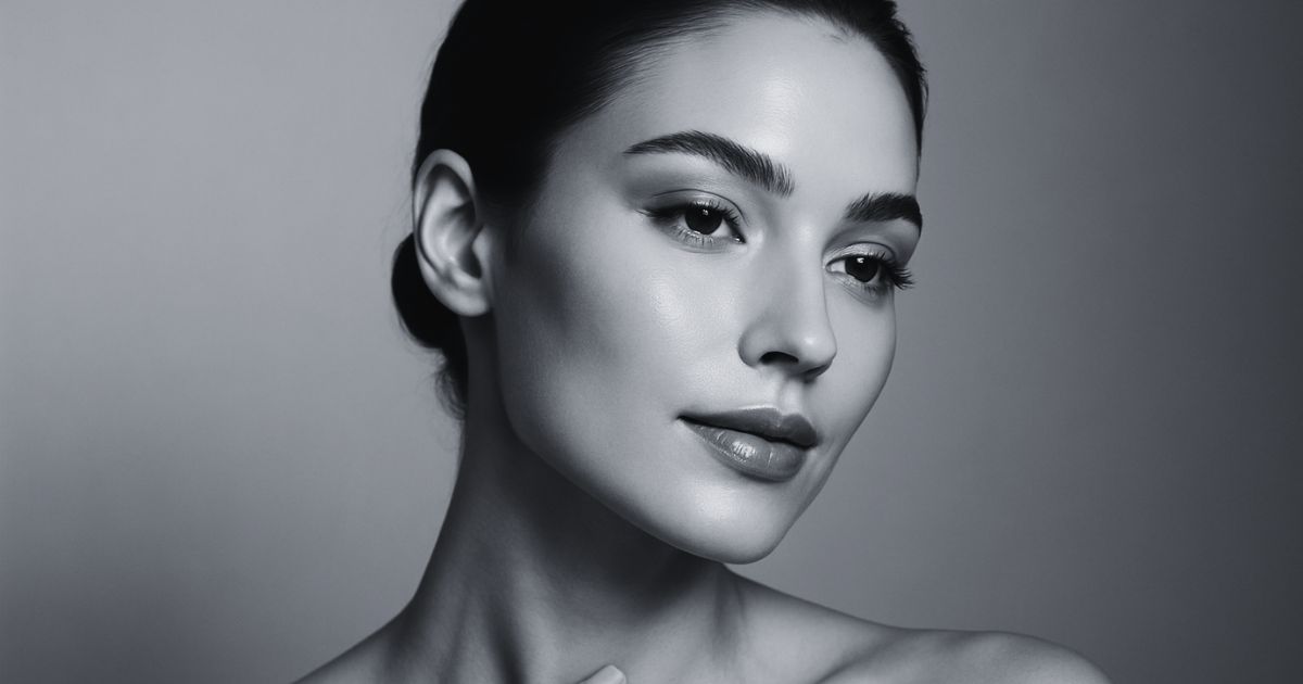 Blog 8 A woman with a beautiful and perfect face.